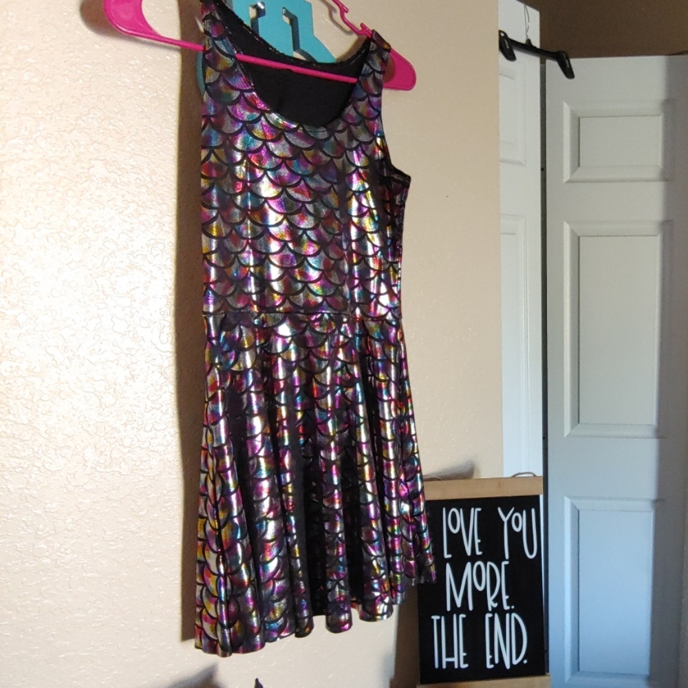 Shiny mermaid dress
